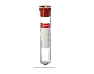 Tubo tapa roja 10 ml Vidrio valor por unidad